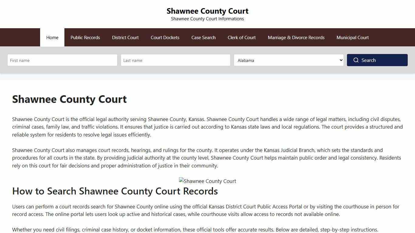 Shawnee County Court